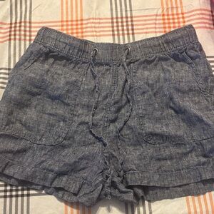 Women's Blue Casual Shorts